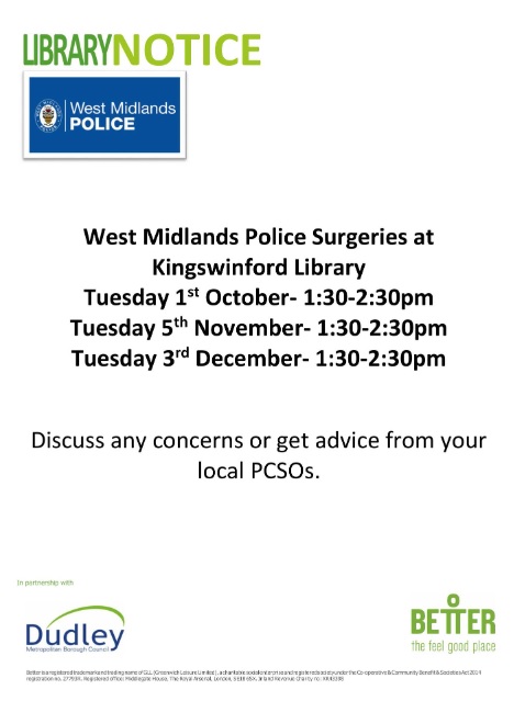 Kingswinford Library - Police Surgery